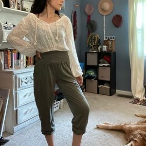 Aerie high waisted joggers